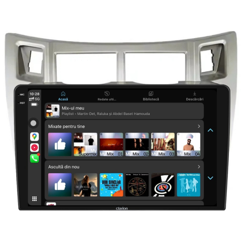 Navigatie CLARION Toyota Yaris P9 2005-2015 2K 8GB 256GB 8 CORE [3]