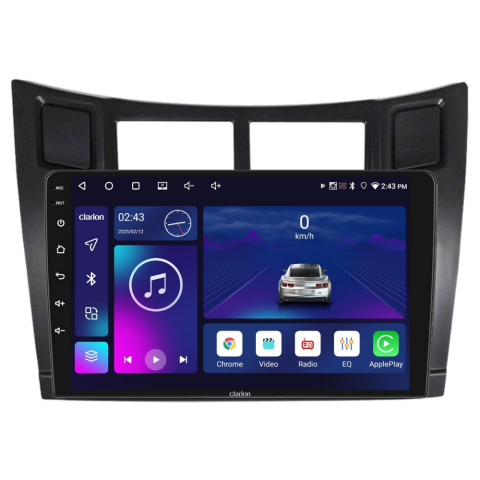 TOYOTA - Navigatie CLARION Toyota Yaris P9 2005-2015 9 inch 2GB 32GB 4 CORE
