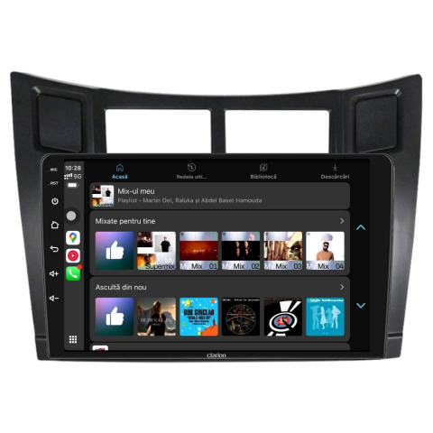 Navigatie CLARION Toyota Yaris P9 2005-2015 9 inch 4GB 64GB 8 CORE [3]