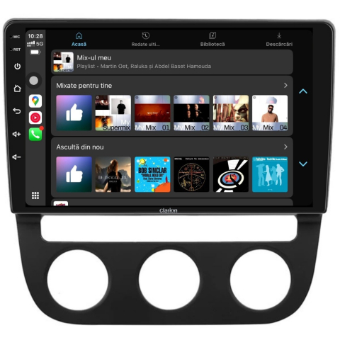 Navigatie CLARION VW Golf 5 2003-2010 10 inch 2GB 32GB 4 CORE [3]