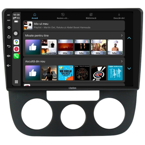 Navigatie CLARION VW Golf 5 2003-2010 10 inch 2GB 32GB 4 CORE [3]