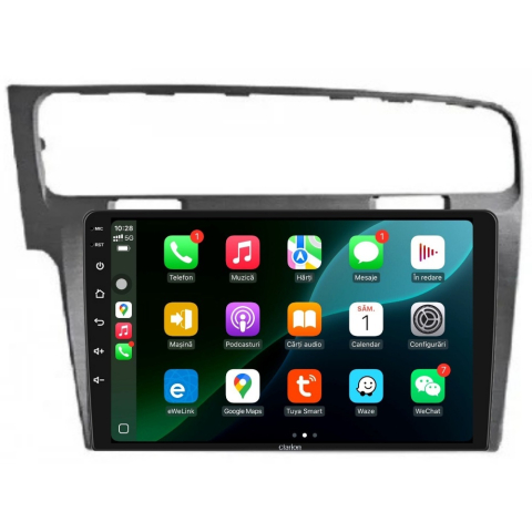 Navigatie CLARION VW Golf 7 2012-2020 10 inch 2GB 32GB 8 CORE [2]
