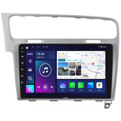 VW - Navigatie CLARION VW Golf 7 2012-2020 10 inch 4GB 64GB 8 CORE