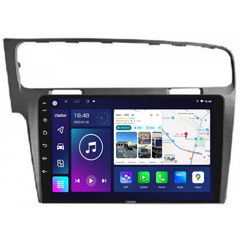 VW - Navigatie CLARION VW Golf 7 2012-2020 10 inch 4GB 64GB 8 CORE