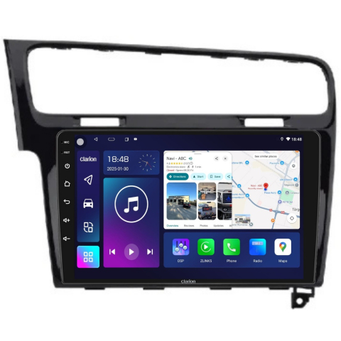 VW - Navigatie CLARION VW Golf 7 2012-2020 10 inch 4GB 64GB 8 CORE