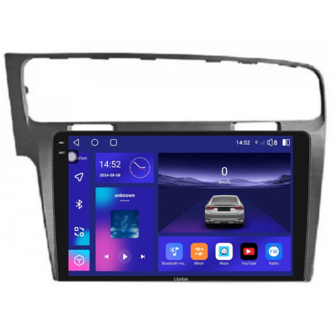 VW - Navigatie CLARION VW Golf 7 2012-2020 2K 4GB 64GB 8 CORE