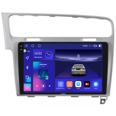 VW - Navigatie CLARION VW Golf 7 2012-2020 2K 4GB 64GB 8 CORE