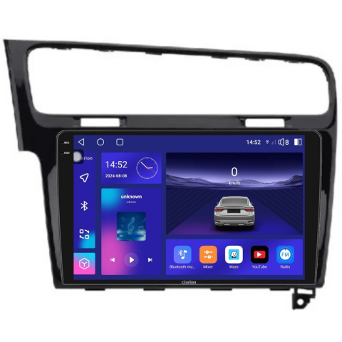 VW - Navigatie CLARION VW Golf 7 2012-2020 2K 8GB 256GB 8 CORE