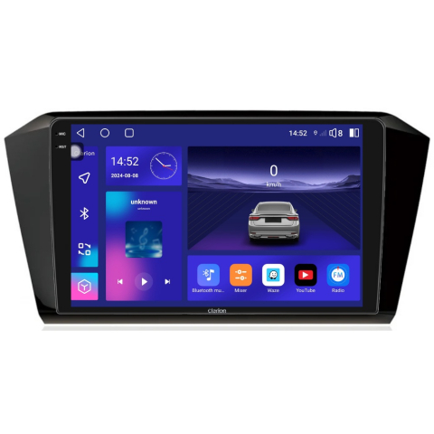 VW - Navigatie CLARION VW Passat B8 2015-2019 2K 4GB 64GB 8 CORE