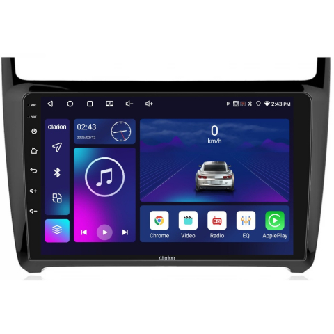 VW - Navigatie CLARION VW Polo 6R 2009-2018 9 inch 2GB 32GB 4 CORE