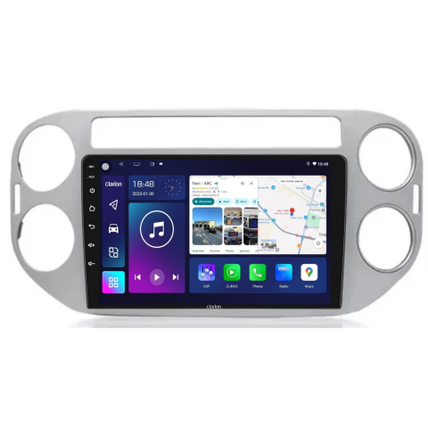 VW - Navigatie CLARION VW Tiguan 1 2007-2018 9 inch 4GB 64GB 8 CORE