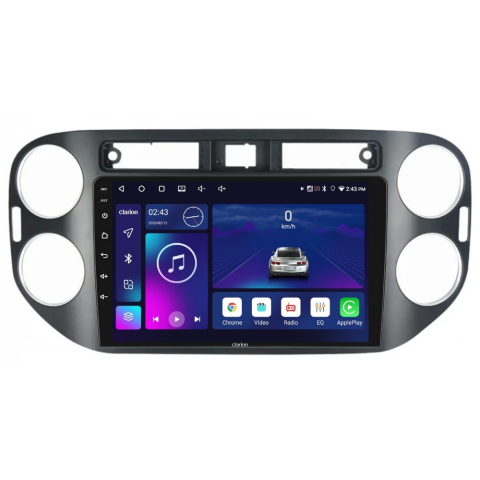 VW - Navigatie CLARION VW Tiguan 1 2010-2018 9 inch 4GB 64GB 4 CORE