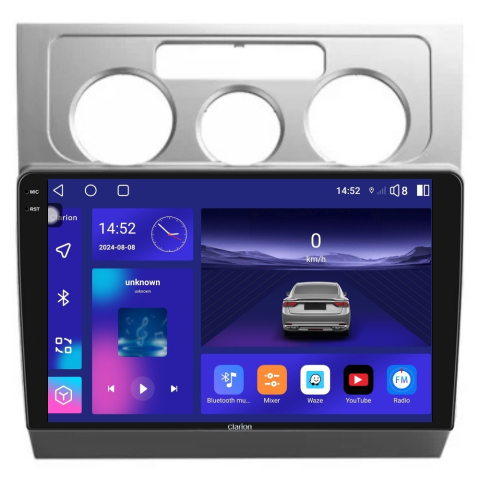 VW - Navigatie CLARION VW Touran 1 2003-2010 2K 8GB 256GB 8 CORE