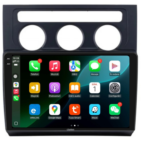 Navigatie CLARION VW Touran 1 2003-2010 2K 8GB 256GB 8 CORE [2]