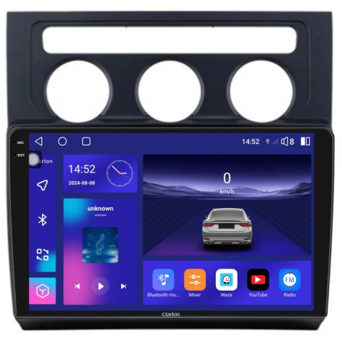 VW - Navigatie CLARION VW Touran 1 2003-2010 2K 8GB 256GB 8 CORE
