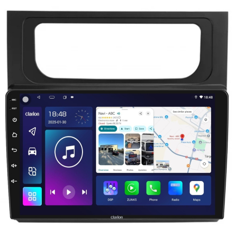 VW - Navigatie CLARION VW Touran 2 2010-2015 10 inch 4GB 64GB 8 CORE