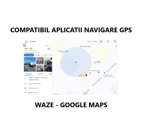 Navigatie Mercedes Benz E KLASS W211 CLS W219 7 inch 4GB 64GB 8 Core 4G [3]