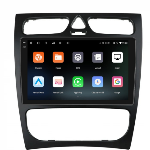 MERCEDES - Navigatie PilotOn Mercedes Benz C CLASS W203 2000-2004 9 inch 4GB 64GB 8 CORE