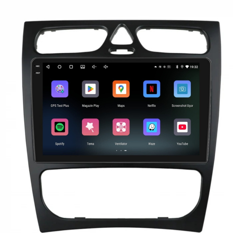 Navigatie PilotOn Mercedes Benz C CLASS W203 2000-2004 9 inch 6GB 128GB 8 CORE [1]