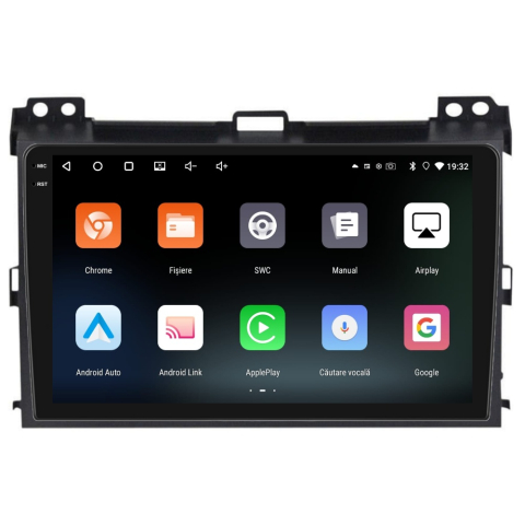 TOYOTA - Navigatie PilotOn Toyota Land Cruser Prado J12 2002-2010 9 inch 2GB 32GB 4 CORE