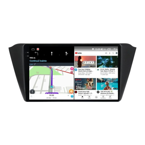 MULTIMEDIA - Navigatie Skoda Fabia 3 2014-2021 2K QLED 12GB 256GB 8 Core 4G