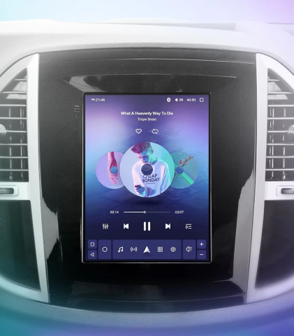 Navigatie Tip Tesla Mercedes Vito 3 2012-2021 9.7 inch 6GB 128GB 8 Core 4G [2]