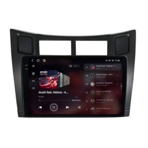 TOYOTA - Navigatie Toyota Yaris P9 2005-2015 2K QLED 12GB 256GB 8 Core 4G