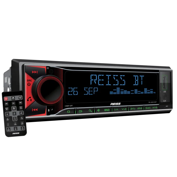 PLAYERE - Player auto cu DSP Reiss Audio RS-MX81DSP, 1 DIN, 8 canale DSP, Bluetooth 5.1, USB