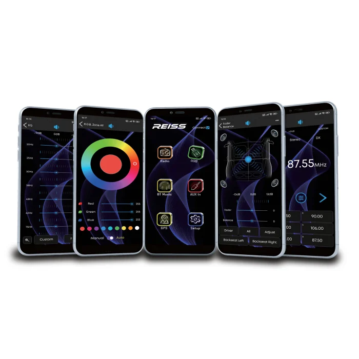 Player auto cu DSP Reiss Audio RS-MX81DSP, 1 DIN, 8 canale DSP, Bluetooth 5.1, USB [2]