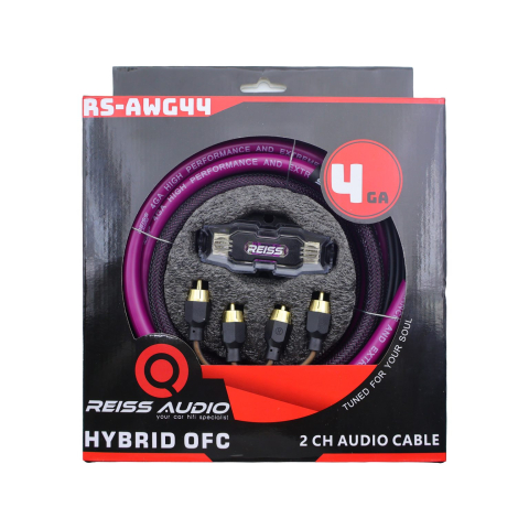 TOATE PRODUSELE - Reiss Audio RS-AWG44 – Kit Cabluri Alimentare 4 AWG pentru Amplificator
