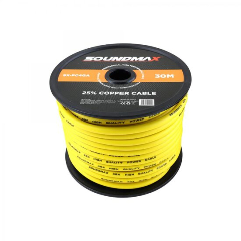 TOATE PRODUSELE - Rola de cablu multifilar alimentare Soundmax SX-PC4GA CCAW 4AWG 30m