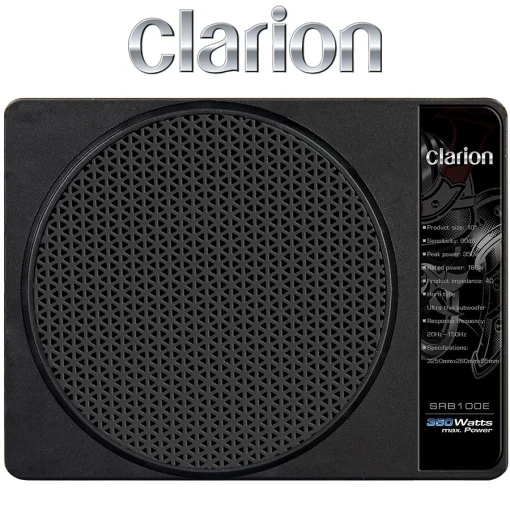 SUBWOOFERE - Subwoofer Auto Activ Clarion SRB100E, 254mm, 180W RMS, 4Ω