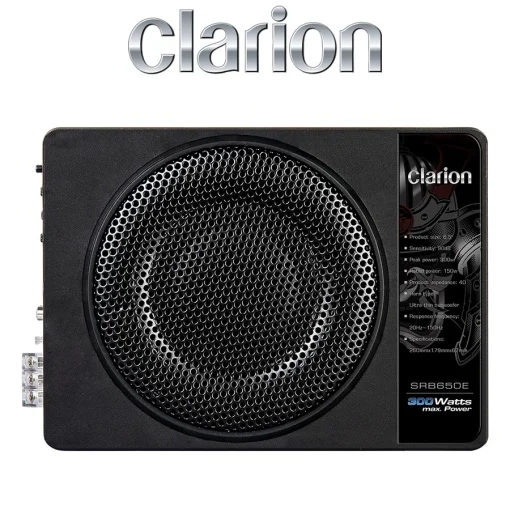 SUBWOOFERE - Subwoofer Auto Activ Clarion SRB650E, 165mm, 150W RMS, 4Ω