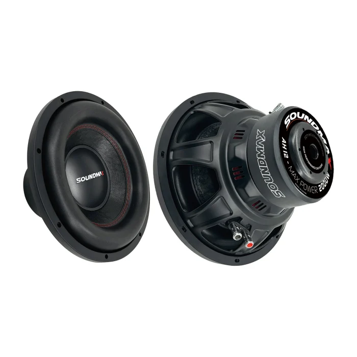 SUBWOOFERE - Subwoofer auto SoundMax SX-AH12, 12 inch, 600W RMS, 2/4 Ohm