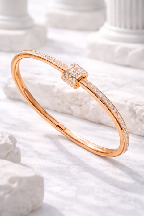 Brățară „Essence of Balance” – oțel inoxidabil placat cu aur 18K – Revanum [3]