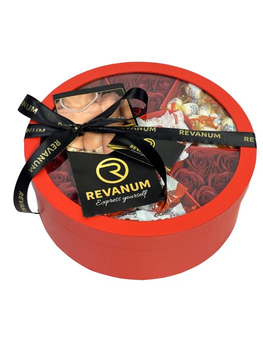 "Royal Sweet Box" - Cutie cu dulciuri și trandafiri de săpun [2]