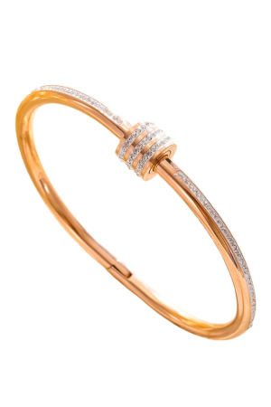 Brățări de mână - Brățară „Essence of Balance” – oțel inoxidabil placat cu aur 18K – Revanum