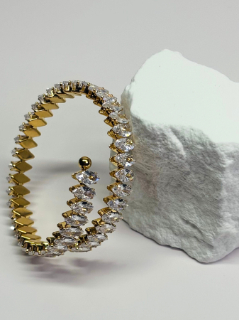 Brățară „Eternal Queen” – oțel inoxidabil placat cu aur 18K – Revanum [1]