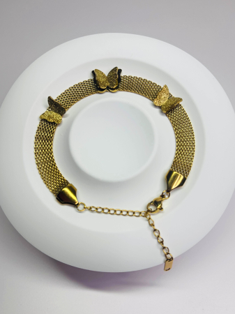 Brățară „Soul Wings” – oțel inoxidabil placat cu aur 18K – Revanum [1]