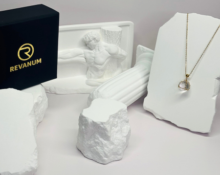 Colier „Frozen Desire” – oțel inoxidabil placat cu aur 18K – Revanum [3]