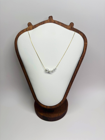 Colier „Seraphine” cu perle – oțel inoxidabil placat cu aur 18K – Revanum [1]