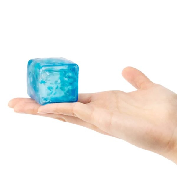 Cub Fidget 3D de Gheata cu Fulgi Albastru - Jucarie Antistres REVO Market [4]