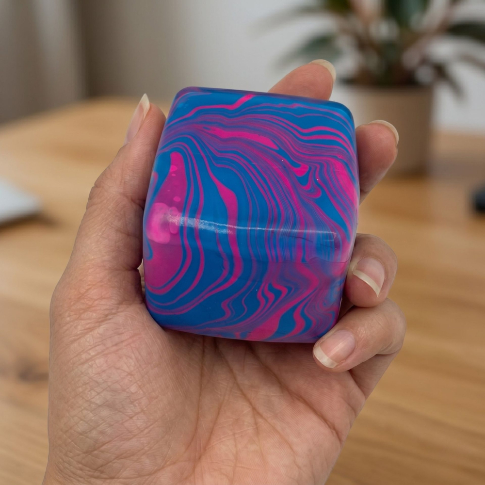 Cub Fidget 3D de Gheata Linii Flow - Jucarie Antistres REVO Market [3]
