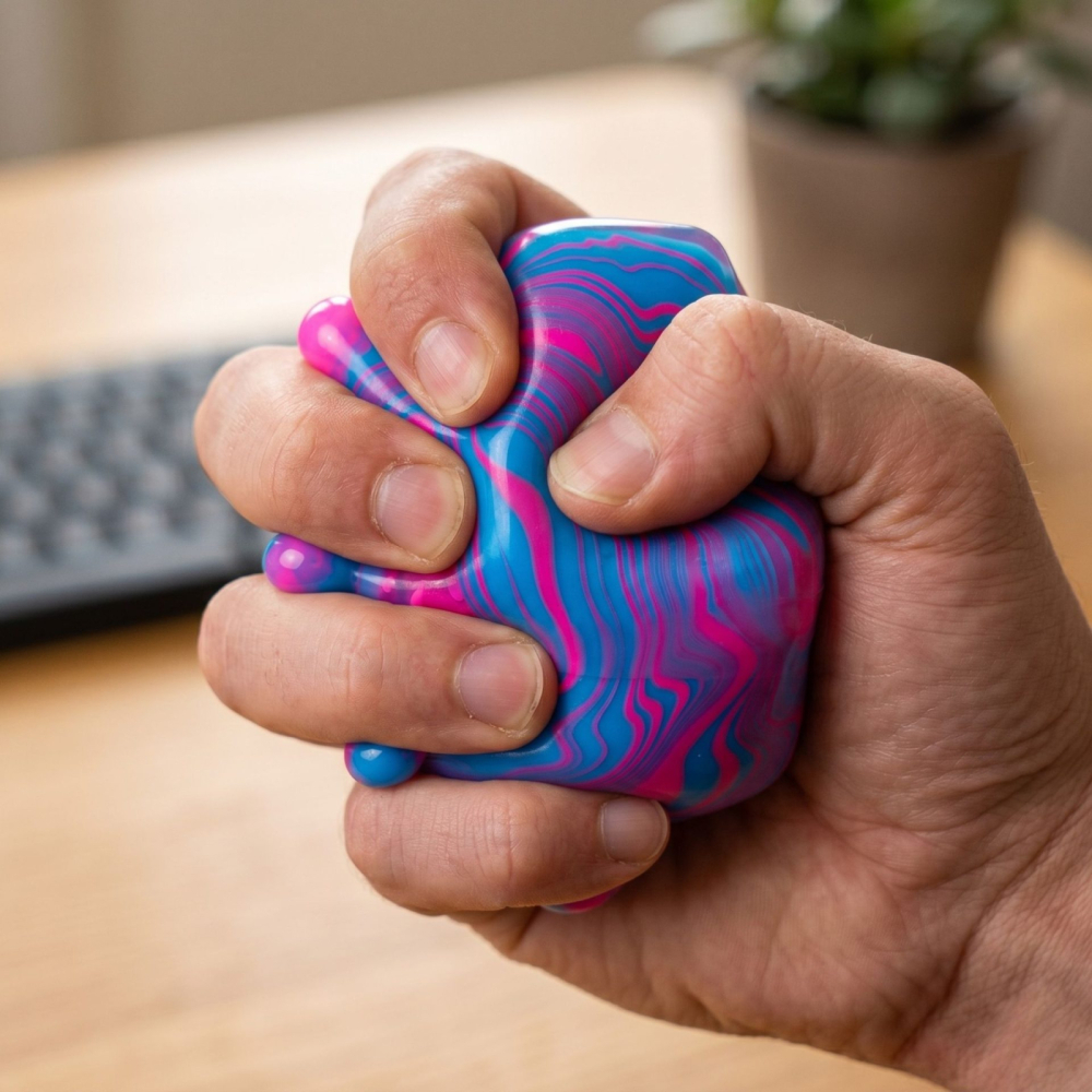 Cub Fidget 3D de Gheata Linii Flow - Jucarie Antistres REVO Market [4]