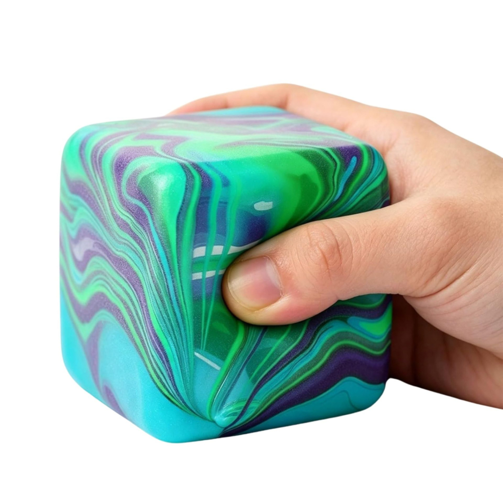 Cub Fidget 3D de Gheata Linii Flow - Jucarie Antistres REVO Market [3]