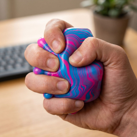 Cub Fidget 3D de Gheata Linii Flow - Jucarie Antistres REVO Market [3]