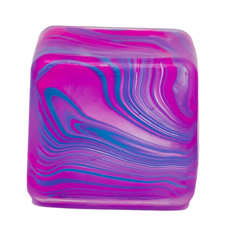 Jucarii Squishy - Cub Fidget 3D de Gheata Linii Flow - Jucarie Antistres REVO Market