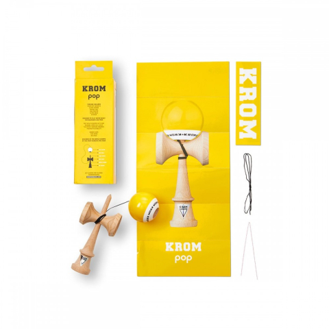 Cumpara Kendama Krom POP LOL STICKY Yellow KROM <p data-end="554" data-start="491"><strong data-end="552" data-start="491">endama Krom POP LOL Yellow – Energie Stil și Distracție</strong></p><p data-end="845" data-start="556">Kendama Krom POP LOL Yellow este alegerea perfectă pentru cei care vor o kendama originală rezistentă și plină de culoare. Realizată din <strong data-end="709" data-start="694">lemn de fag</strong> și echipată cu o <strong data-end="744" data-start="727">tama de </strong> cu strat <strong data-end="774" data-start="754">LOL sticky clear</strong> această kendama oferă aderență excelentă și control în orice trick.</p><p data-end="990" data-start="847">Culoarea <strong data-end="866" data-start="856">Yellow</strong> aduce un vibe fresh și optimist ideal pentru antrenamente zilnice sau pentru colecționarii care vor să iasă în evidență.</p><p data-end="1257" data-start="992"><strong data-end="1053" data-start="992">De ce să cumperi Kendama Krom POP de pe ReduceriAngro.ro?</strong><br data-end="1056" data-start="1053" />🚀 Produs original <strong data-end="1091" data-start="1075">KROM Kendama</strong><br data-end="1094" data-start="1091" />🌍 Unul dintre cele mai vândute modele la nivel global<br data-end="1151" data-start="1148" />🎯 Potrivită pentru toate nivelurile – de la hobby la competiții<br data-end="1218" data-start="1215" />💸 Preț avantajos și oferte exclusive</p><p data-end="1399" data-start="1259"><strong data-end="1284" data-start="1259">Specificații tehnice:</strong><br data-end="1287" data-start="1284" />• Formă: <strong data-end="1302" data-start="1296">CK</strong><br data-end="1305" data-start="1302" />• Material: <strong data-end="1332" data-start="1317">Lemn de fag</strong><br data-end="1335" data-start="1332" />• Tama: cu strat LOL sticky clear<br data-end="1381" data-start="1378" />• Ață: <strong data-end="1397" data-start="1388">55 cm</strong></p><p data-end="1485" data-start="1401"><strong data-end="1422" data-start="1401">Pachetul include:</strong><br data-end="1425" data-start="1422" />Kendama completă ață de rezervă poster și sticker bonus.</p><p data-end="1591" data-start="1487">💡 Perfectă pentru cadouri antrenamente zilnice sau pentru a-ți completa colecția de kendame premium!</p>. Kendama originala din lemn, ideala pentru freestyle, antrenament si competitie. Potrivita pentru incepatori si avansati. [1]