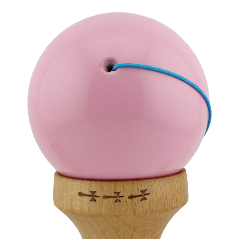 Kendama X, Profesionala, Big Cups V2, Super Sticky cu Cupe Mari, Rulment, Ata 55cm, Roz/Verde [7]