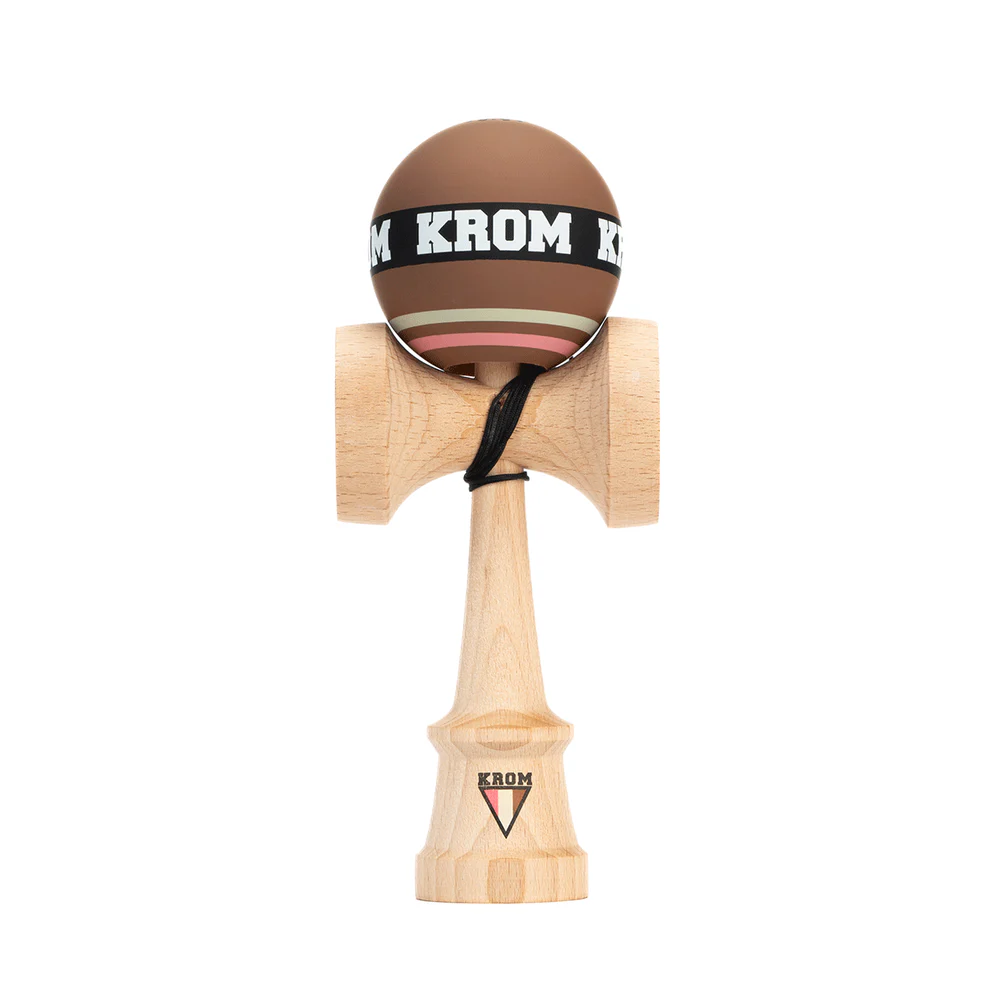 Kendama pentru Avansați - KROM STROGO Neapolitan - CHOCOLATE